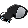 Driver and Passenger Side Mirrors, Power Adjust, Power Folding, Heated, Paintable, In-housing Signal Light, With memory, With Puddle Light, No Auto-Dimming, With Blind Spot Detection in Glass