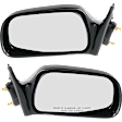 Driver and Passenger Side Non-Towing Mirrors, Power, Non-Heated, Non-Folding, Paintable, No Signal Light,  Memory, Puddle Light, Auto-Dimming, and Blind Spot Feature, USA Built Vehicle
