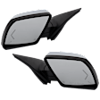 Driver and Passenger Side Mirror, Power Adjust, Heated, Power Folding, Chrome, In-glass Signal Light, With Memory, With Puddle Light, No Auto-Dim, With Blind Spot Detection in Glass