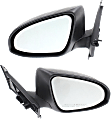 Driver and Passenger Side Mirror, Manual Adjust, Non-Heated, Manual Folding, Paintable, No Signal Light, No Memory, No Puddle Light, No Auto-Dim, No Blind Spot Feature