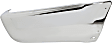 Rear, Driver and Passenger Side Bumper End, Chrome Steel