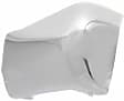 Rear, Driver and Passenger Side Bumper End, Chrome Steel