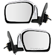 Driver and Passenger Side Mirrors, Power, Manual Folding, Non-Heated, Chrome, No Signal Light, No Memory, No Puddle Light, No Auto-Dimming, No Blind Spot Feature