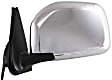 Driver and Passenger Side Mirrors, Power, Manual Folding, Non-Heated, Chrome, No Signal Light, No Memory, No Puddle Light, No Auto-Dimming, No Blind Spot Feature