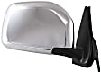 Driver and Passenger Side Mirrors, Power, Manual Folding, Non-Heated, Chrome, No Signal Light, No Memory, No Puddle Light, No Auto-Dimming, No Blind Spot Feature