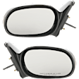 Driver and Passenger Side Mirrors, Manual Adjust, Non-Folding, Non-Heated, Paintable, No Signal Light, No Memory, No Puddle Light, No Auto-Dimming, No Blind Spot Feature