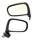 Driver and Passenger Side Mirrors, Power Adjust, Manual Folding, Non-Heated, Textured Black, No Signal Light, No Memory, No Puddle Light, No Auto-Dimming, No Blind Spot Feature