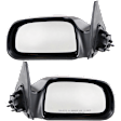 Driver and Passenger Side Mirror, RWD, Exc. PreRunner/S-Runner, Manual Adjust, Non-Heated, Paintable, Non-Folding, No Signal Light, No Blind Spot Feature, No Memory, No Puddle Light, No Auto-Dimming