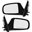 Driver and Passenger Side Mirror, Power Adjust, Non-Heated, Manual Folding, Paintable, No Signal Light, No Memory, No Puddle Light, No Auto-Dimming, No Blind Spot Feature