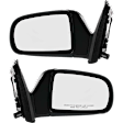 Driver and Passenger Side Mirror, Manual Adjust, Non-Heated, Manual Folding, Paintable, No Signal Light, No Memory, No Puddle Light, No Auto-Dimming, No Blind Spot Feature