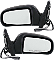 Driver and Passenger Side Mirror, Power Adjust, Heated, Manual Folding, Paintable, No Signal Light, No Memory, No Puddle Light, No Auto-Dimming, No Blind Spot Feature