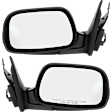 2002 Toyota Camry - Driver and Passenger Side Mirror, Japan Built Vehicle, Power Adjust, Non-Heated, Paintable, Manual Folding, In-housing Signal Light, No Blind Spot Feature, Without Memory Recall, No Puddle Light, No Auto-Dimming