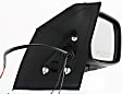 Driver and Passenger Side Mirrors, Power Adjust, Manual Folding, Non-Heated, Paintable, In-housing Signal Light, No Memory, No Puddle Light, No Auto-Dimming, No Blind Spot Feature