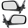 2007 Toyota Corolla S - Driver and Passenger Side Mirror, Power Adjust, Non-Heated, Paintable, Non-Folding, No Signal Light, No Blind Spot Feature, Without Memory Recall, No Puddle Light, No Auto-Dimming