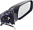 2007 Toyota Corolla S - Driver and Passenger Side Mirror, Power Adjust, Non-Heated, Paintable, Non-Folding, No Signal Light, No Blind Spot Feature, Without Memory Recall, No Puddle Light, No Auto-Dimming