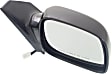 2007 Toyota Corolla S - Driver and Passenger Side Mirror, Power Adjust, Non-Heated, Paintable, Non-Folding, No Signal Light, No Blind Spot Feature, Without Memory Recall, No Puddle Light, No Auto-Dimming