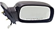 2007 Toyota Corolla S - Driver and Passenger Side Mirror, Power Adjust, Non-Heated, Paintable, Non-Folding, No Signal Light, No Blind Spot Feature, Without Memory Recall, No Puddle Light, No Auto-Dimming