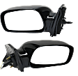 2006 Toyota Corolla - Driver and Passenger Side Mirror, Power Adjust, Non-Heated, Paintable, Non-Folding, No Signal Light, No Blind Spot Feature, Without Memory Recall, No Puddle Light, No Auto-Dimming
