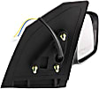 2006 Toyota Corolla - Driver and Passenger Side Mirror, Power Adjust, Non-Heated, Paintable, Non-Folding, No Signal Light, No Blind Spot Feature, Without Memory Recall, No Puddle Light, No Auto-Dimming