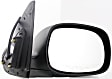 2001-2007 Toyota Sequoia - Driver and Passenger Side Mirror, Power Adjust, Non-Heated, Manual Folding, Paintable, No Signal Light, No Memory, No Puddle Light, No Auto-Dimming, No Blind Spot Feature