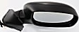 2001-2007 Toyota Sequoia - Driver and Passenger Side Mirror, Power Adjust, Non-Heated, Manual Folding, Paintable, No Signal Light, No Memory, No Puddle Light, No Auto-Dimming, No Blind Spot Feature