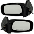 2003-2008 Toyota Matrix - Driver and Passenger Side Mirrors, Power, Non-Folding, Non-Heated, Paintable, No Signal Light, No Memory, No Puddle Light, No Auto-Dimming, No Blind Spot Feature