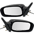 Driver and Passenger Side Mirrors, Manual Adjust, Non-Folding, Non-Heated, Paintable, No Signal Light, No Memory, No Puddle Light, No Auto-Dimming, No Blind Spot Feature