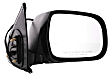 Driver and Passenger Side Mirrors, Power, Manual Folding, Non-Heated, Textured Black, No Signal Light, No Memory, No Puddle Light, No Auto-Dimming, No Blind Spot Feature