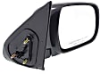 2005 Toyota Tacoma - Driver and Passenger Side Mirror, Manual Adjust, Non-Heated, Textured Black, Manual Folding, No Signal Light, No Blind Spot Feature, No Memory, No Puddle Light, No Auto-Dimming