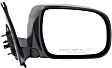 2005 Toyota Tacoma - Driver and Passenger Side Mirror, Manual Adjust, Non-Heated, Textured Black, Manual Folding, No Signal Light, No Blind Spot Feature, No Memory, No Puddle Light, No Auto-Dimming