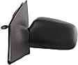 Driver and Passenger Side Non-Towing Mirrors, Manual Adjust, Manual Folding, Non-Heated, Textured Black, No Signal Light, No Memory, No Puddle Light, No Auto-Dimming