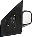 Driver and Passenger Side Non-Towing Mirrors, Manual Adjust, Manual Folding, Non-Heated, Textured Black, No Signal Light, No Memory, No Puddle Light, No Auto-Dimming