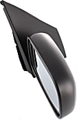 Driver and Passenger Side Non-Towing Mirrors, Manual Adjust, Manual Folding, Non-Heated, Textured Black, No Signal Light, No Memory, No Puddle Light, No Auto-Dimming