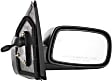 Driver and Passenger Side Non-Towing Mirrors, Manual Adjust, Manual Folding, Non-Heated, Textured Black, No Signal Light, No Memory, No Puddle Light, No Auto-Dimming