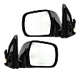 Driver and Passenger Side Mirrors, Power Adjust, Manual Folding, Non-Heated, Paintable, No Signal Light, No Memory, No Puddle Light, No Auto-Dimming, No Blind Spot Feature