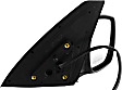Driver and Passenger Side Mirrors, Power, Manual Folding, Non-Heated, Paintable, No Signal Light, No Memory, No Puddle Light, No Auto-Dimming, No Blind Spot Feature