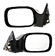 Driver and Passenger Side Mirrors, Power Adjust, Non-Folding, Heated, Paintable, No Signal Light, Memory, Puddle Light, Auto-Dimming, and Blind Spot Feature, For Models Without Navigation System