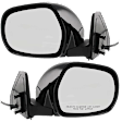 Driver and Passenger Side Mirrors, Power, Manual Folding, Heated, Paintable, No Signal Light, No Memory, No Puddle Light, No Auto-Dimming, No Blind Spot Feature