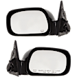 Driver and Passenger Side Non-Towing Mirrors, Power Adjust, Non-Folding, Heated, Paintable, No Signal Light, No Memory, No Puddle Light, No Auto-Dimming, No Blind Spot Feature
