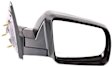 2012 Toyota Tundra - Driver and Passenger Side Mirror, Power Adjust, Non-Heated, Textured Black, Manual Folding, No Signal Light, No Blind Spot Feature, Without Memory Recall, No Puddle Light, No Auto-Dimming, Crew Cab Pickup