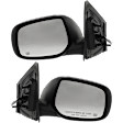 Driver and Passenger Side Mirror, Power Adjust, Heated, Manual Folding, Paintable, No Signal Light, Without Memory Recall, No Puddle Light, No Auto-Dimming, No Blind Spot Feature