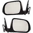 Driver and Passenger Side Mirrors, Power Adjust, Manual Folding, Non-Heated, Paintable, No Signal Light, No Memory, No Puddle Light, No Auto-Dimming, No Blind Spot Feature