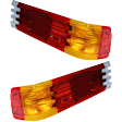 SET-URO1078202866-A Driver and Passenger Side Tail Light Lens