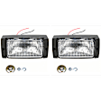 SET-URO1369335-2 Front, Driver and Passenger Side Halogen Fog Light, Without bulb(s)