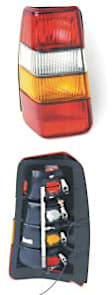 SET-URO1372441 Driver and Passenger Side Halogen Tail Light, Without bulb(s), Amber, Clear & Red Lens
