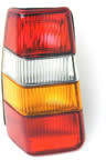 SET-URO1372441 Driver and Passenger Side Halogen Tail Light, Without bulb(s), Amber, Clear & Red Lens
