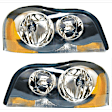 SET-URO30744010 Driver and Passenger Side Halogen Headlight, With bulb(s), OE Replacement