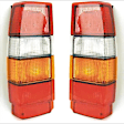 SET-URO3518911 Halogen Tail Light, With bulb(s), Amber, Clear & Red Lens