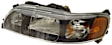 SET-URO8693584 Driver and Passenger Side Halogen Headlight, With bulb(s), OE Replacement, Sedan