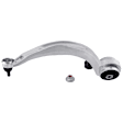 SET-URO8K0407694AF Front, Driver and Passenger Side, Lower, Rearward Control Arm, With ball joint(s), Aluminum